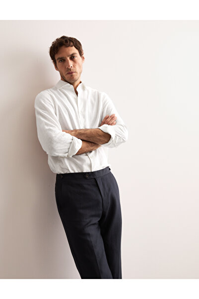 Marks & Spencer Regular Fit Lüks Keten Karışımlı Gömlek