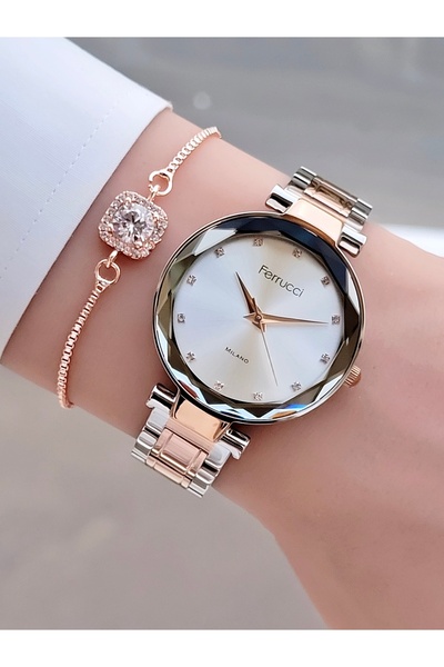 Ferrucci Spor Kadın Kol Saati Bileklik