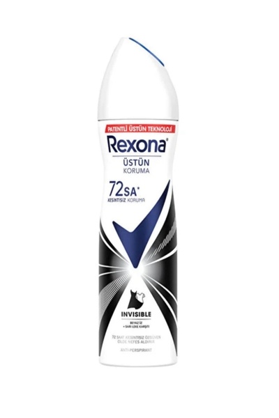 Rexon Rexona invisible black and white kadın deodorant 3 Lu paket