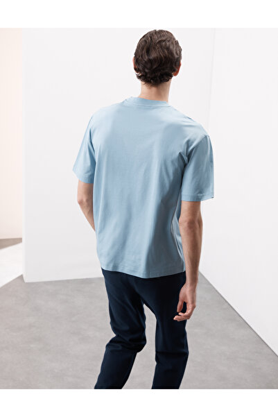 Marks & Spencer Saf Supima Pamuklu Oversize T-shirt