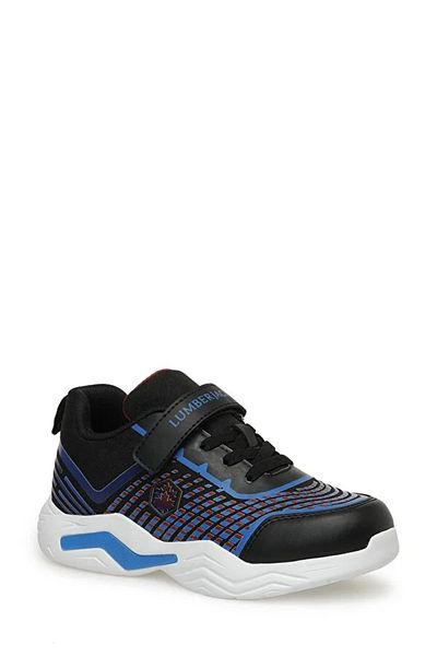 lumberjack Renıez 3Fx Lighted Black Velcro Men's Running Shoes BLACK