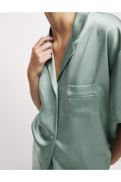 Marks & Spencer Dream Satin™ Revere Pijama Üstü