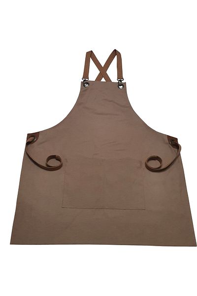 AFİ TEKSTİL Barista apron chef cafe kitchen waiter restaurant ceramic canvas Panama fabric water-repellent stain-resistant