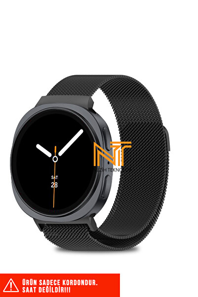 Nezih Case Samsung Galaxy Watch 8 40mm / 44mm / 46mm Classic Uyumlu Milanes Ö...