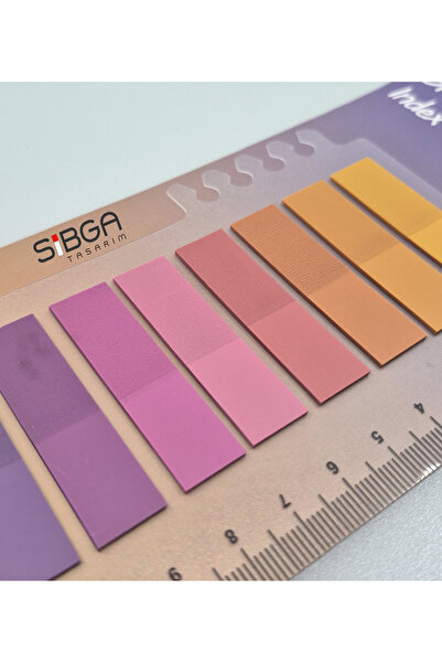 sibga tasarım Transparent Colored Postit Post-it Post It.Bookmark Bookmark Postit Sticker Note Paper 200 Sheets