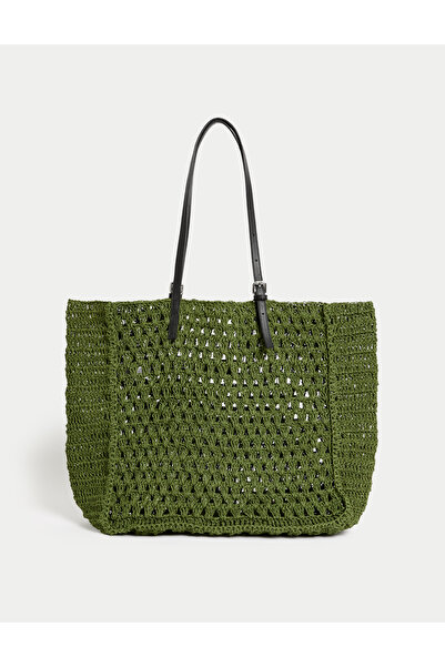 Marks & Spencer Hasır Tote Çanta