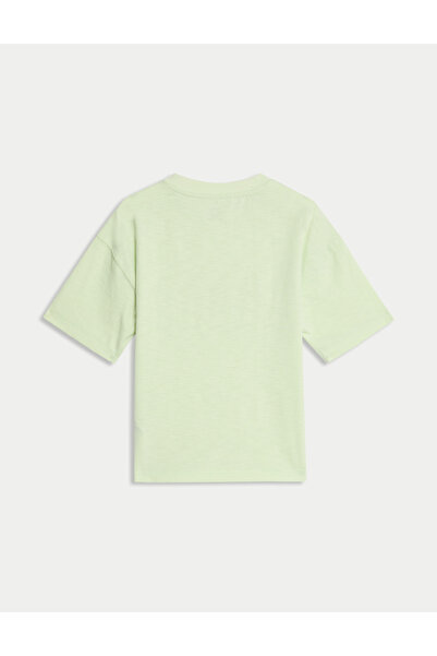 Marks & Spencer Saf Pamuklu Böcek Desenli Tişört (1-8 Yaş)