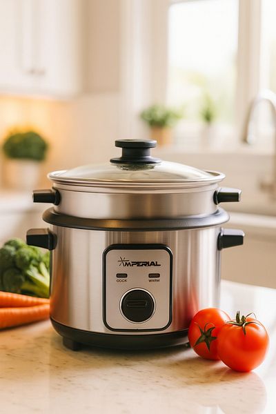 BİNDAWOOD IMPERIAL RICE COOKER 1L GREY, 400W
