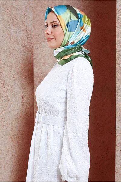 Alvina Ψηφιακό κασκόλ ALVİNA 3288 Model