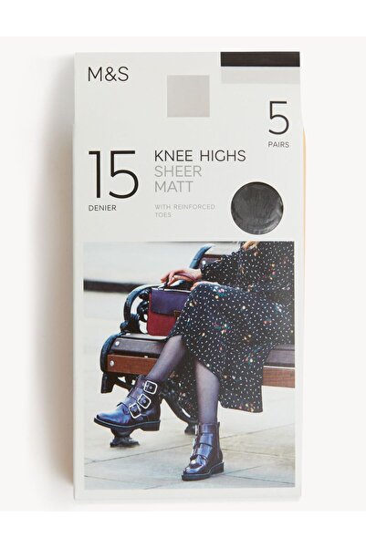 Marks & Spencer 5'li 15 Denye Pantolon Çorabı Seti