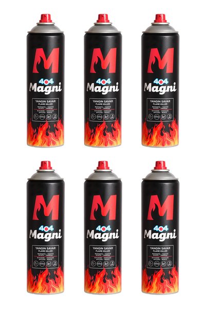 404 Magni Yangın Söndürücü Sprey 500 ml 6lı