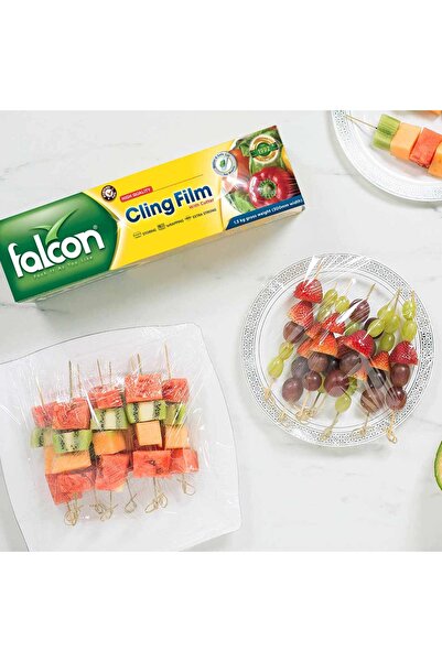 Falcon Cling Film 1.3kg Roll – 300mm Width, 1 Pc | Premium Food Wrap