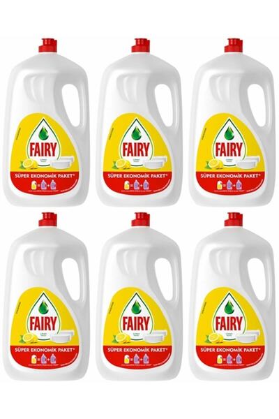 Fairy Sıvı Bulaşık Deterjanı Süper Ekonomik Paket Limon 2600 Ml X 6 Adet