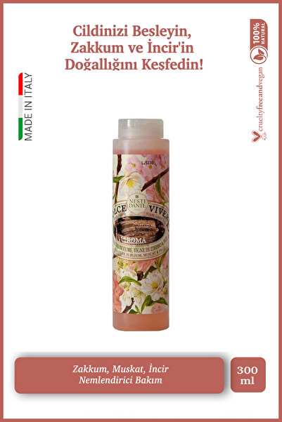 Nesti Dante Dolce Vivere Roma Duş Jeli 300 ml | Zakkum ve Muskat Özü | Antiok...