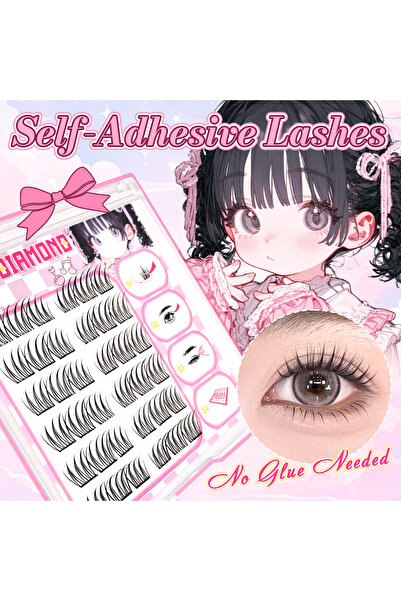 Choice رموش صناعية ACE-6R خالية من الغراء، رموش صناعية ذات تصميم طبيعي، قابلة لإعادة الاستخدام، مناسبة للمبتدئين، ACE &