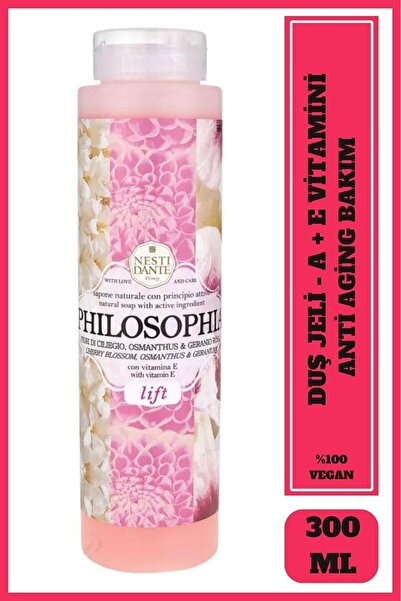 Nesti Dante Philosophia Lift Duş Jeli 300 ml | Antiaging | A-E Vitamini