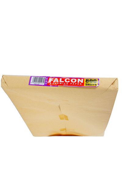Falcon Sandwich Paper Sheets 800pcs – 27x30cm Non-Stick Wraps for Food Packaging
