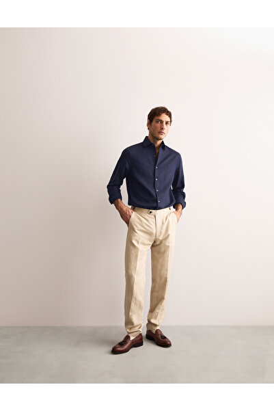 Marks & Spencer Regular Fit Lüks Keten Karışımlı Gömlek