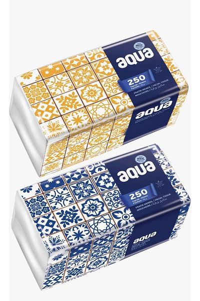 Drop Aqua Practical Pull and Use Wipes 250 Sheets Single Package