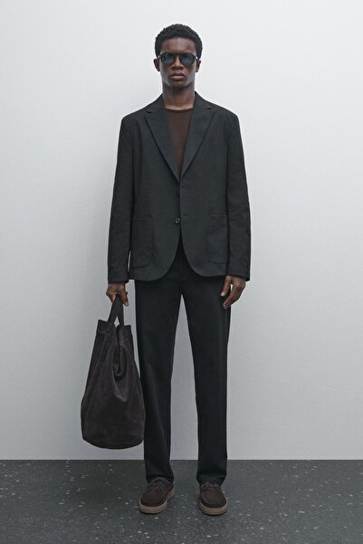 Massimo Dutti Pamuklu tapered fit pantolon