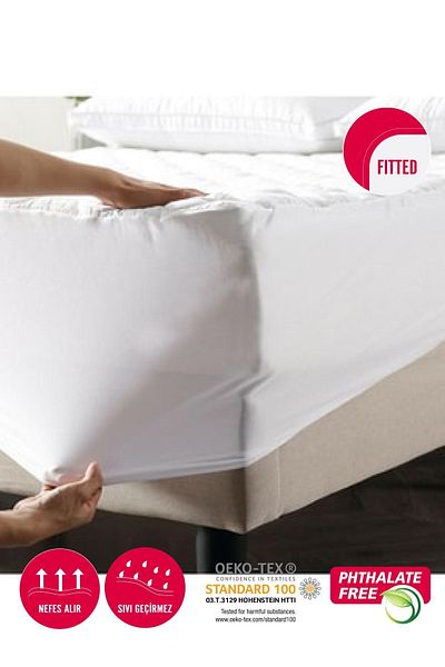 CARETEX Fitted Water Liquid Proof Mattress Protector Mattress Pad