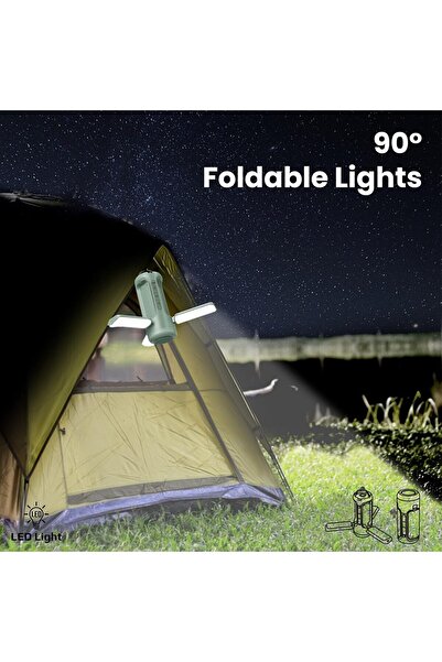 Promate LED Camping Lantern, 4-in-1 Premium Portable Camping Kit
