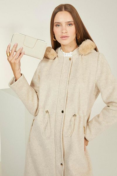 Zühre Portofel bej cu model monogram ZC003