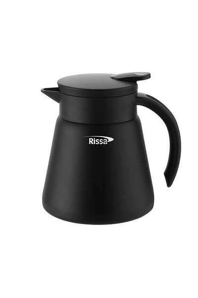 Rissa إبريق قهوة من الفولاذ المقاوم للصدأ، سعة 0.6 لتر
