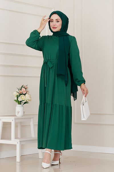 Sevitli Princess Dress -green