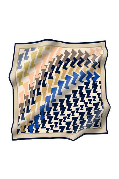 Zühre Eșarfă din twill din poliester ZE0029 V1