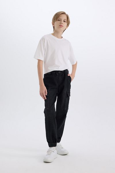 DeFacto Boy Cargo Fit Jean Pants C4514A824Wn