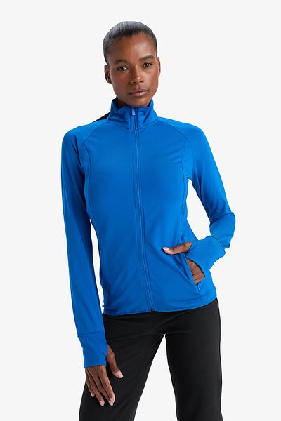 DeFacto Hanorac sport cu fermoar, cu guler vertical, cardigan E7755ax25sp