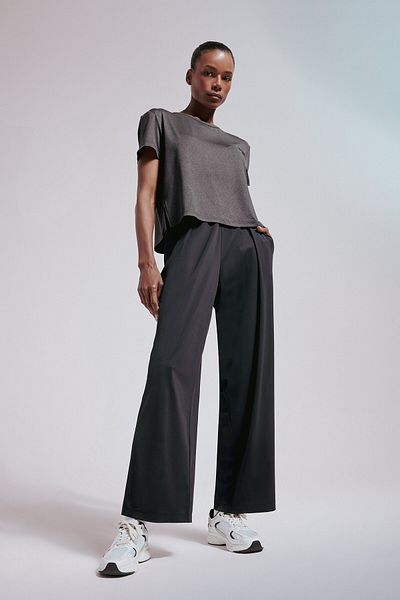 DeFacto Fit Straight Fit Wide Leg Standard Size Slim Sportsman Pants E2542Ax25Sm