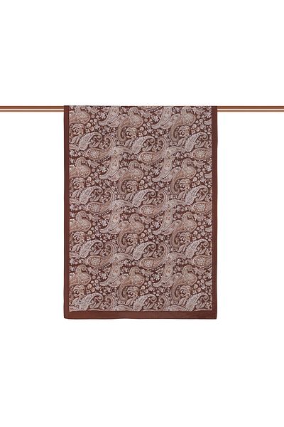 ipekevi Brown Mesopotamia Model 05 Patterned Shawl