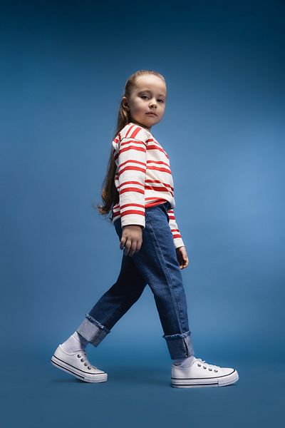 DeFacto Baby Girl Paperbag Double Leg Jean Trousers E0424A525Sp
