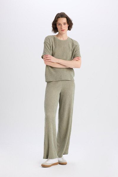 DeFacto Wide Leg Wide Loose Leg Twist Pants E3232Ax25Sp