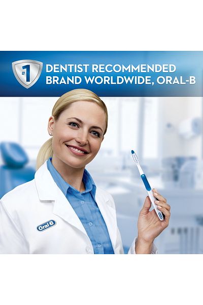 Oral-B Oral B Toothbrush 3D White Fresh Medium Assorted Colors 1+1