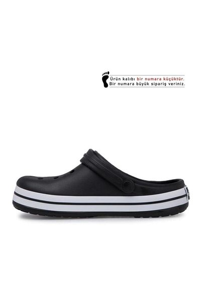 Akınal Bella Unisex Black Closed Toe Eva Slippers Sandals