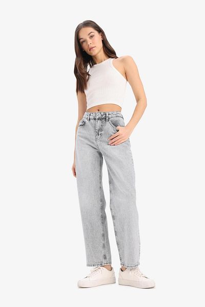 DeFacto Pantaloni scurti, cu talie înaltă, cu picior scurt, spălați, Tyc931cf1ddfaa3253f 165803