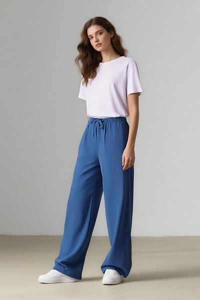DeFacto Pantaloni aerobin cu picioare largi și largi E6883ax25sp
