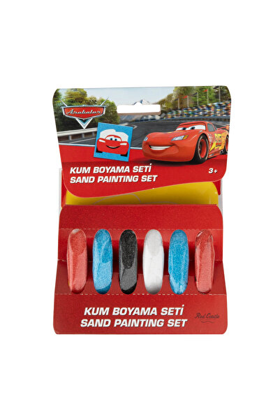 Red Castle مجموعة طلاء رملية من سيارات ديزني لايتنينج ماكوين - PM-01