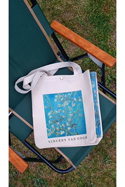 Luvili Van Gogh Kanvas Bez Çanta Çıtçıtlı Premium Seri | Vincent Van Gogh