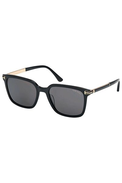 Tom Ford Unisex Sunglasses Jochem Tf1183 01A 56-19 , Black Rectangular Frame