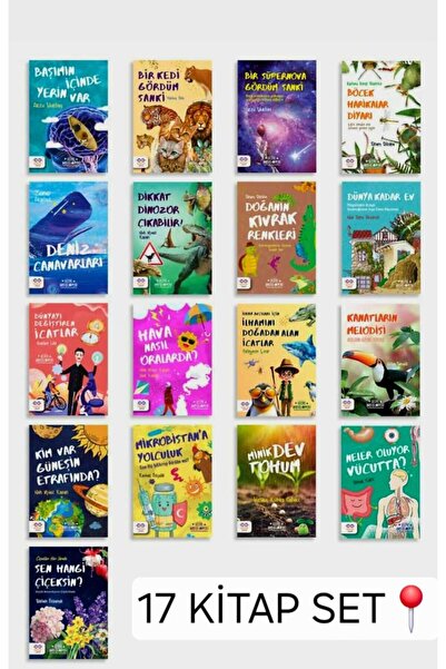 Cezve Çocuk Cezve Ansiklopedi 17 Kitap Set AYRAÇLI !