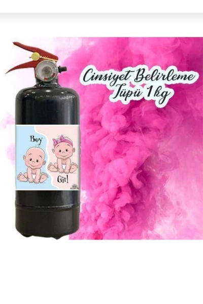 P POYRAZ 1kg cinsiyet belirleme tüpü pembe