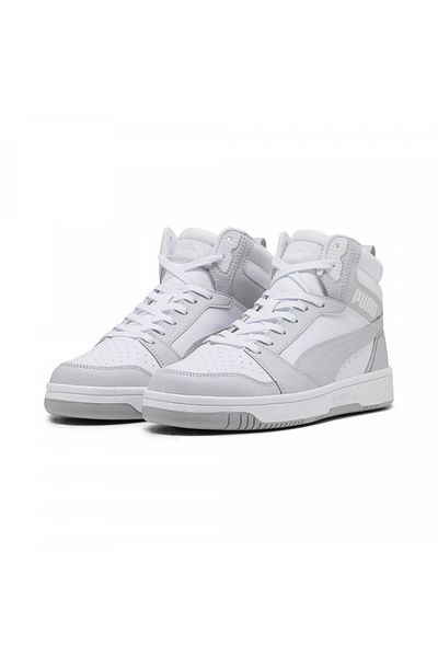 Puma Rebound V6 White-ash Gray Unisex Sports Shoes392326