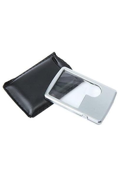 Zapex المكبر 3X - 6X نوع البطاقة المكبر المحمول متعدد الأغراض مع LED