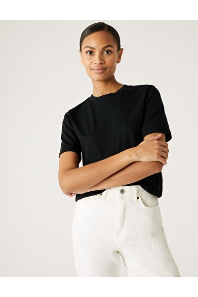 Marks & Spencer Saf Pamuklu Kısa Kollu T-Shirt