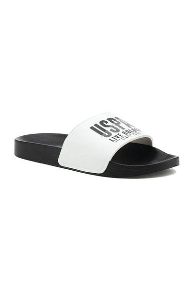 U.S. Polo Assn. Бели мъжки чехли Gusty 2fx