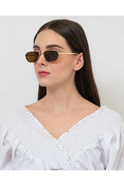 Byc polo Cp156 Gcci̇ Gold Brown Elegant Stylish Unisex Sunglasses..